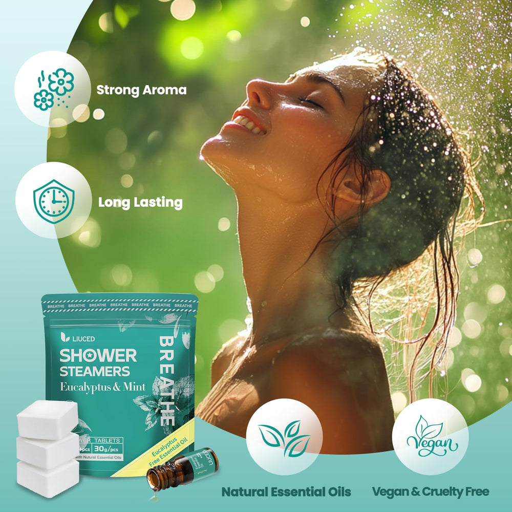 LIUCED conjunto 14 bombas ducha para ritual de aromaterapia diario