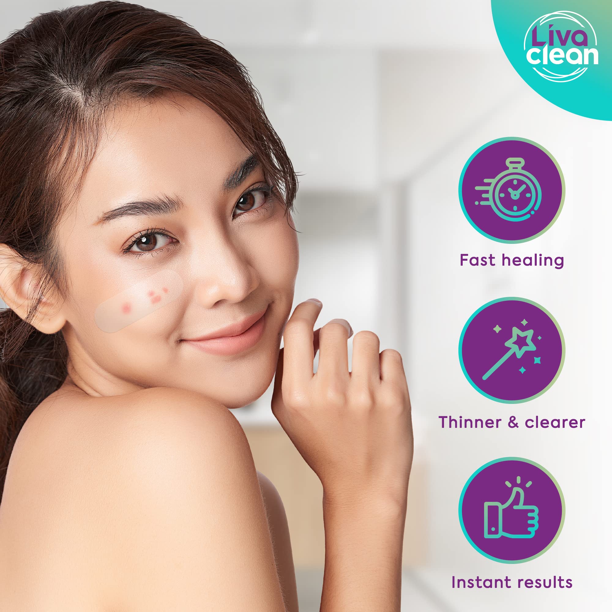 LivaClean patch in travel packaging ideal for on-the-go use.