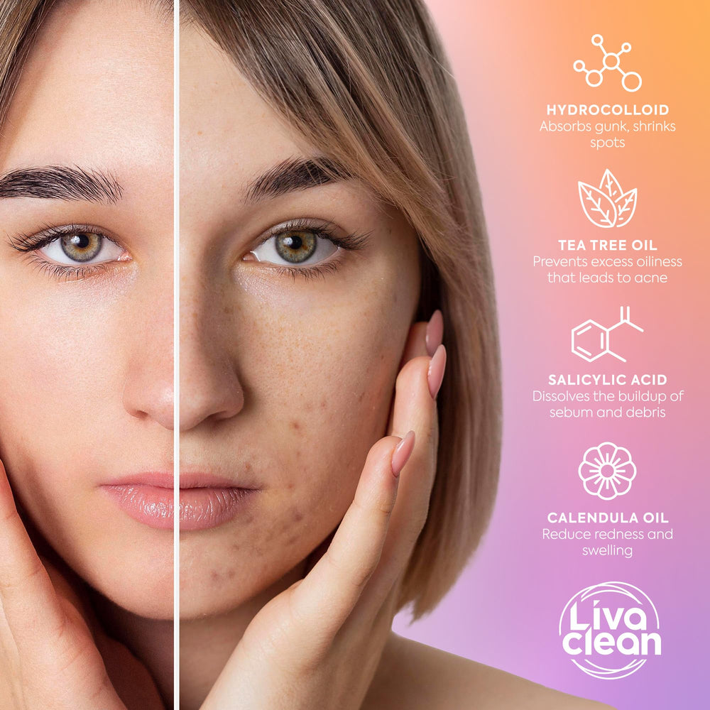Parche de adhesión fuerte de LivaClean, resiste sudor y lavado facial.