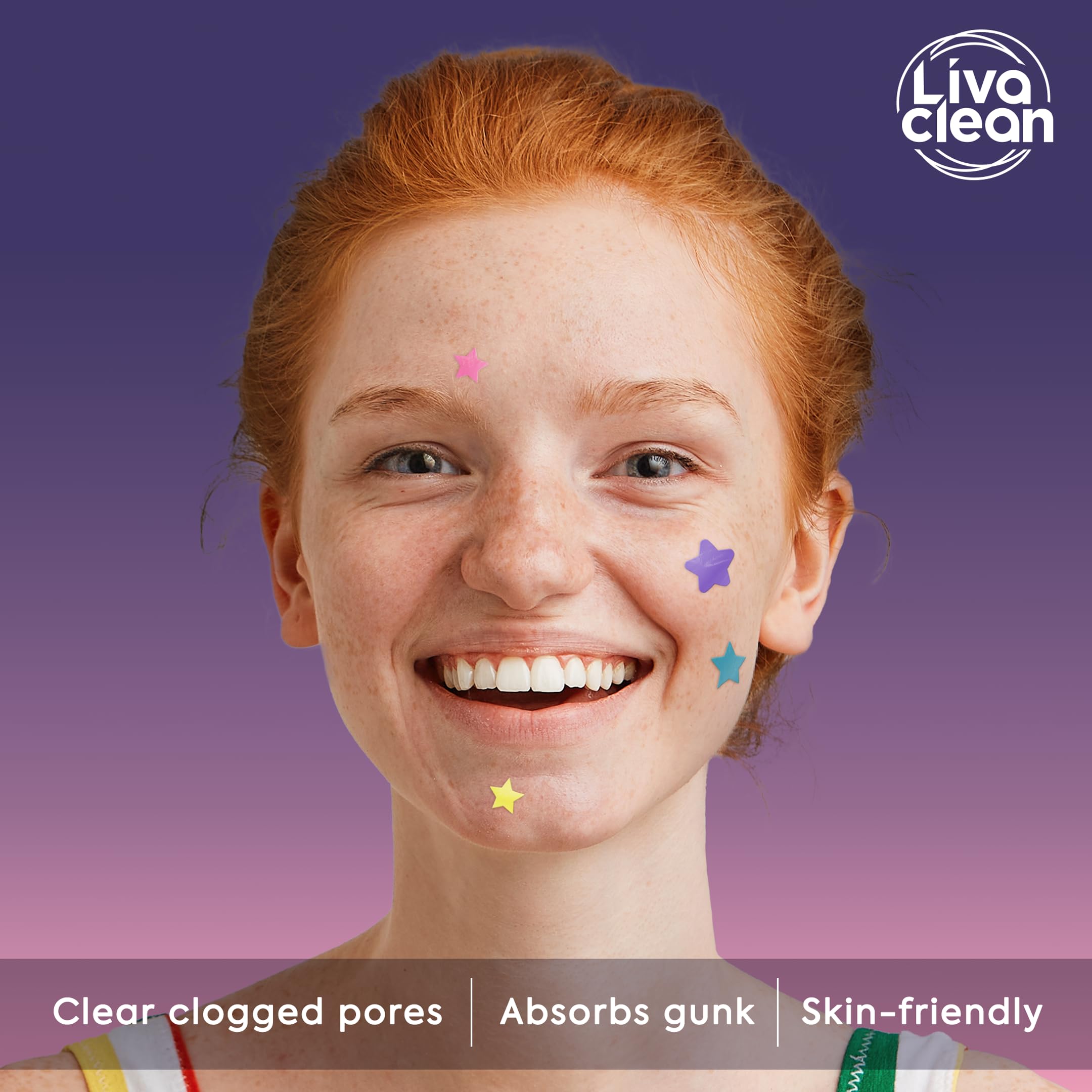 LivaClean Neptune teal star patch for vibrant coverage