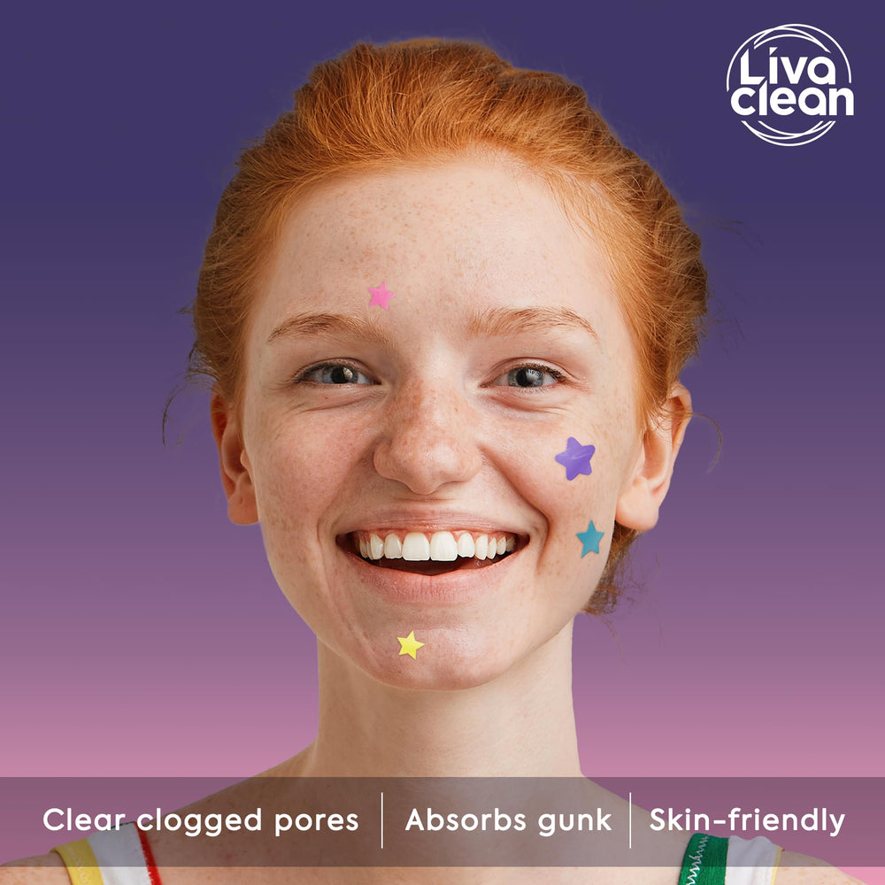 LivaClean Neptune teal star patch for vibrant coverage
