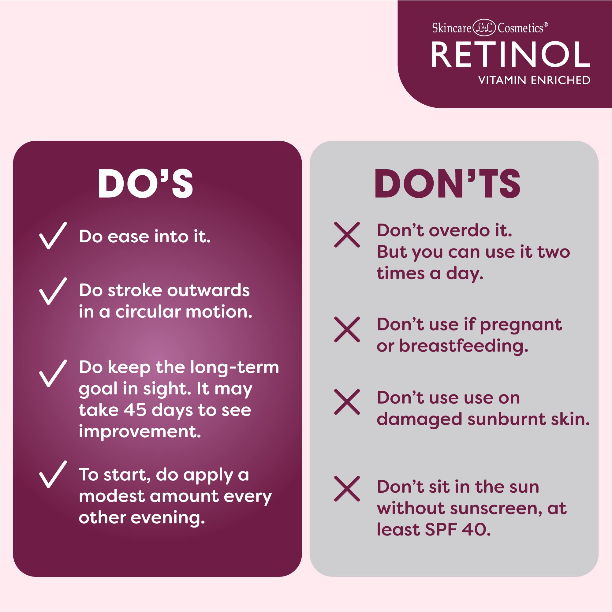 Autoridad en retinol desde 1987, hecho en Estados Unidos