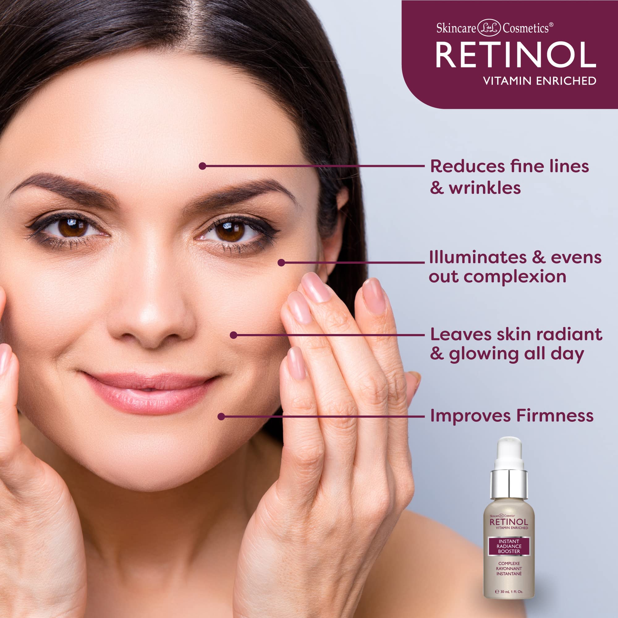 Péptidos que mejoran firmeza y tono con LIVAURA retinol