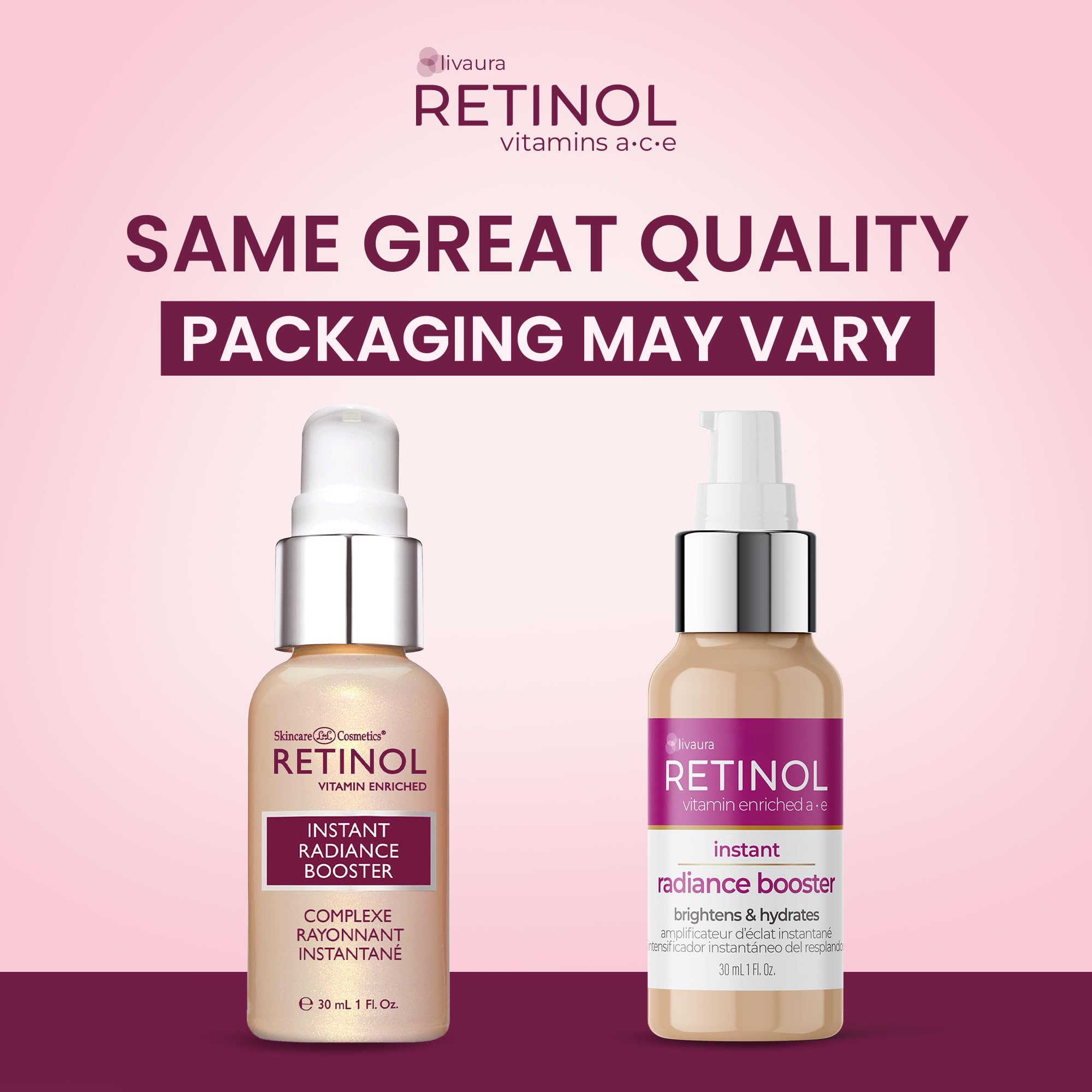 LIVAURA retinol primer con efecto de luz para maquillaje duradero