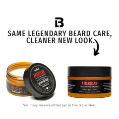 Live Bearded beard butter swatch demonstrates smooth, easy application.