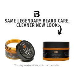 Live Bearded Beard Butter texture close-up with creamy consistency for styling.
