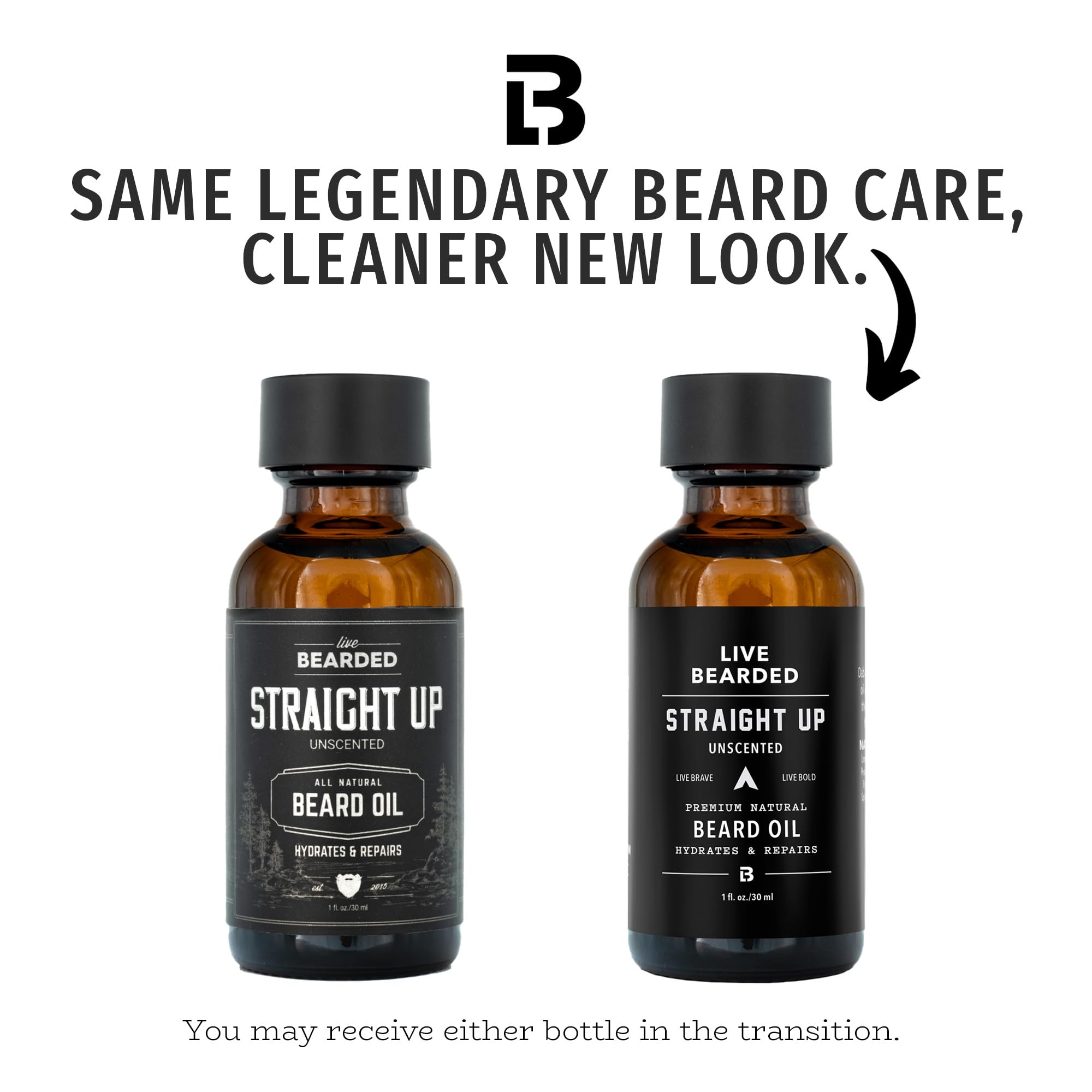 Live Bearded beard oil dropper for precise, mess-free application.