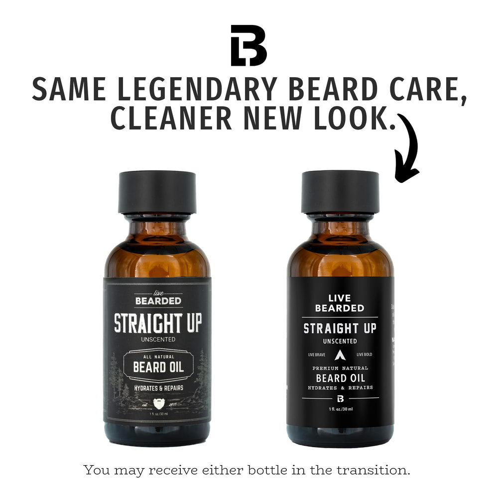 Live Bearded beard oil dropper for precise, mess-free application.
