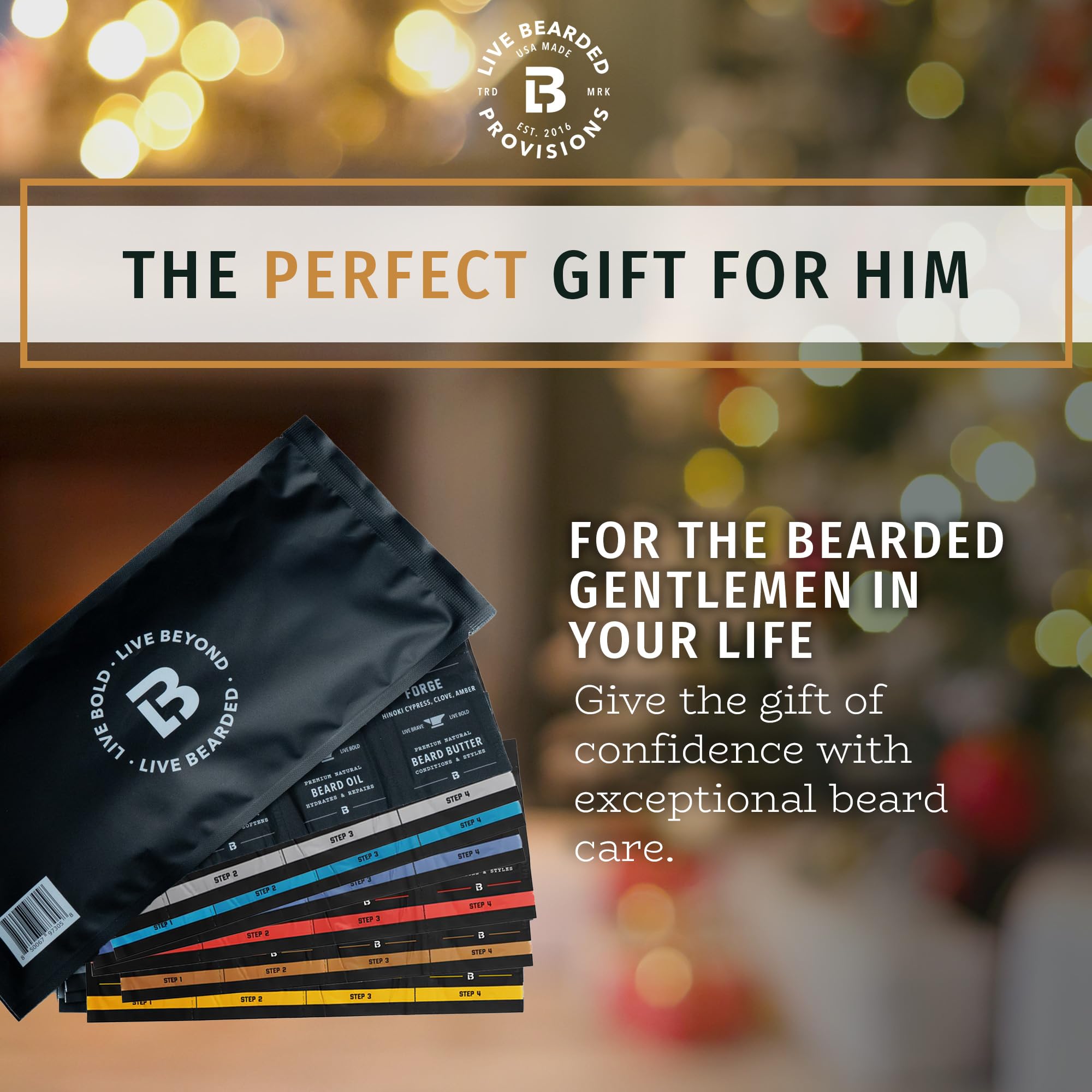 Live Bearded beard conditioner mini tube for smoother follicles and shine