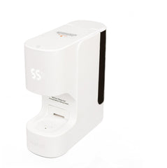 LiveFull hot face towel heater on a bathroom counter delivering spa warmth