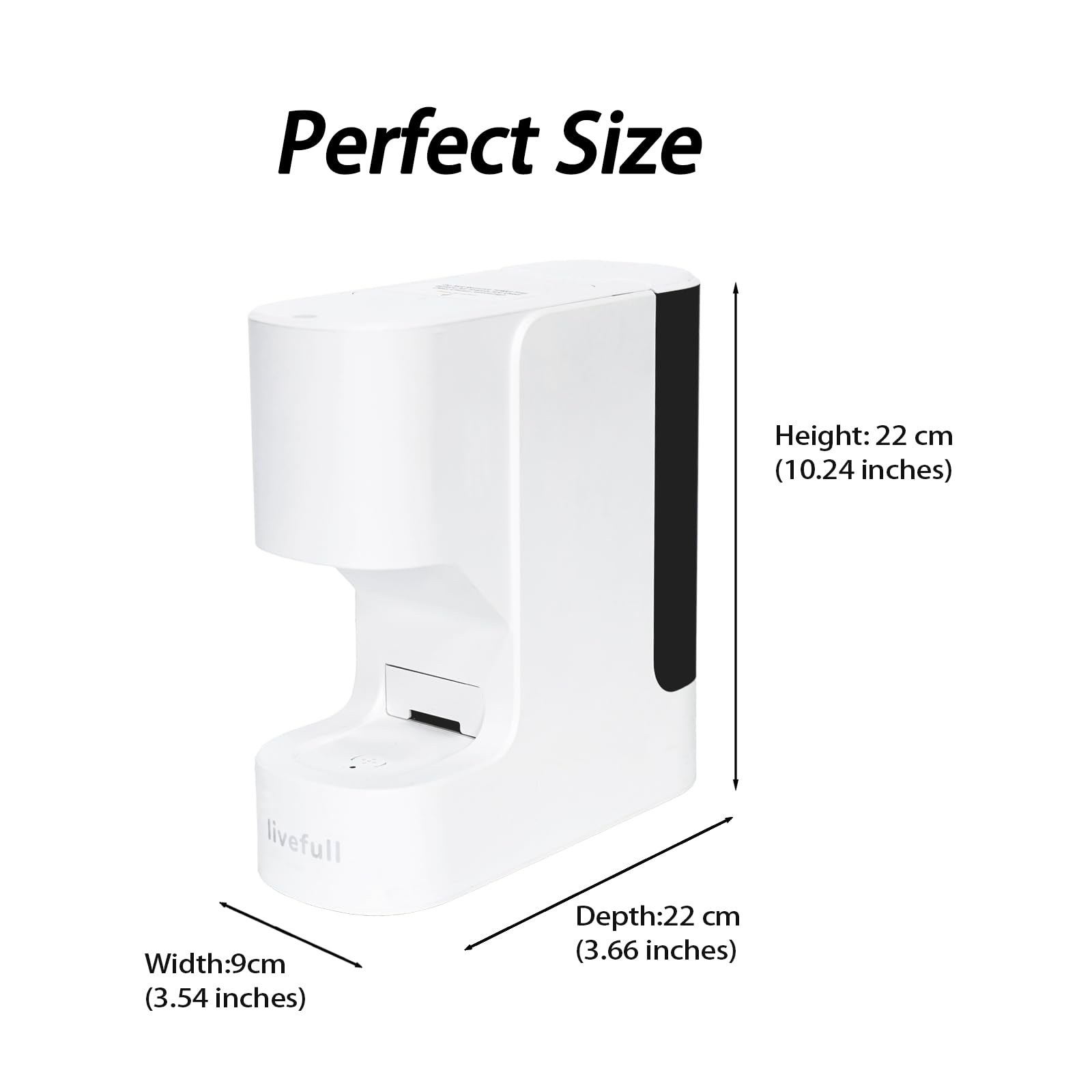 LiveFull towel warmer maintains 55°C for consistent warmth