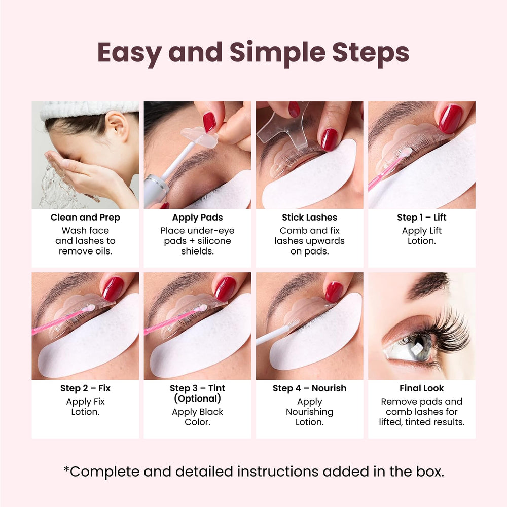 LIVIA nourishing serum supports lash health after treatment.