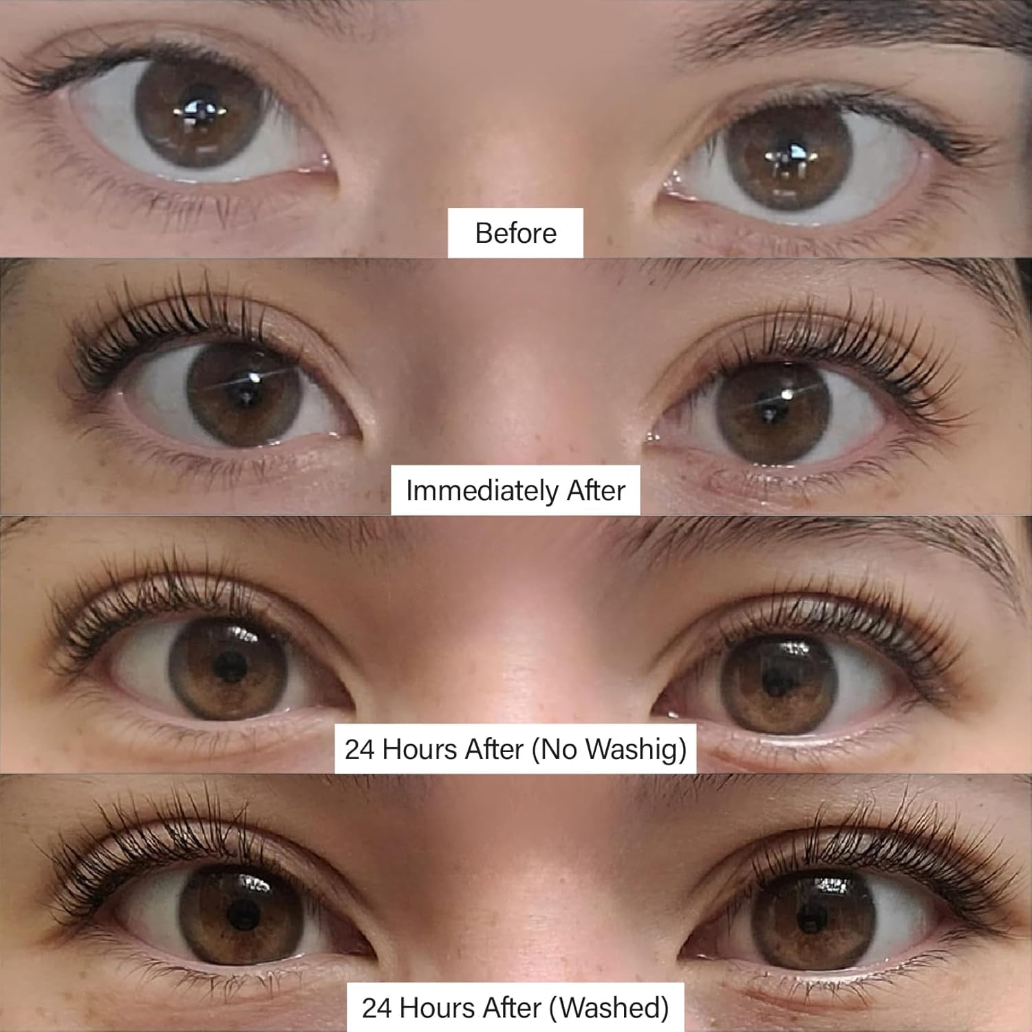 LIVIA Lash Lift Kit silicone-pads close-up shows 5 sizes for customized curl lift