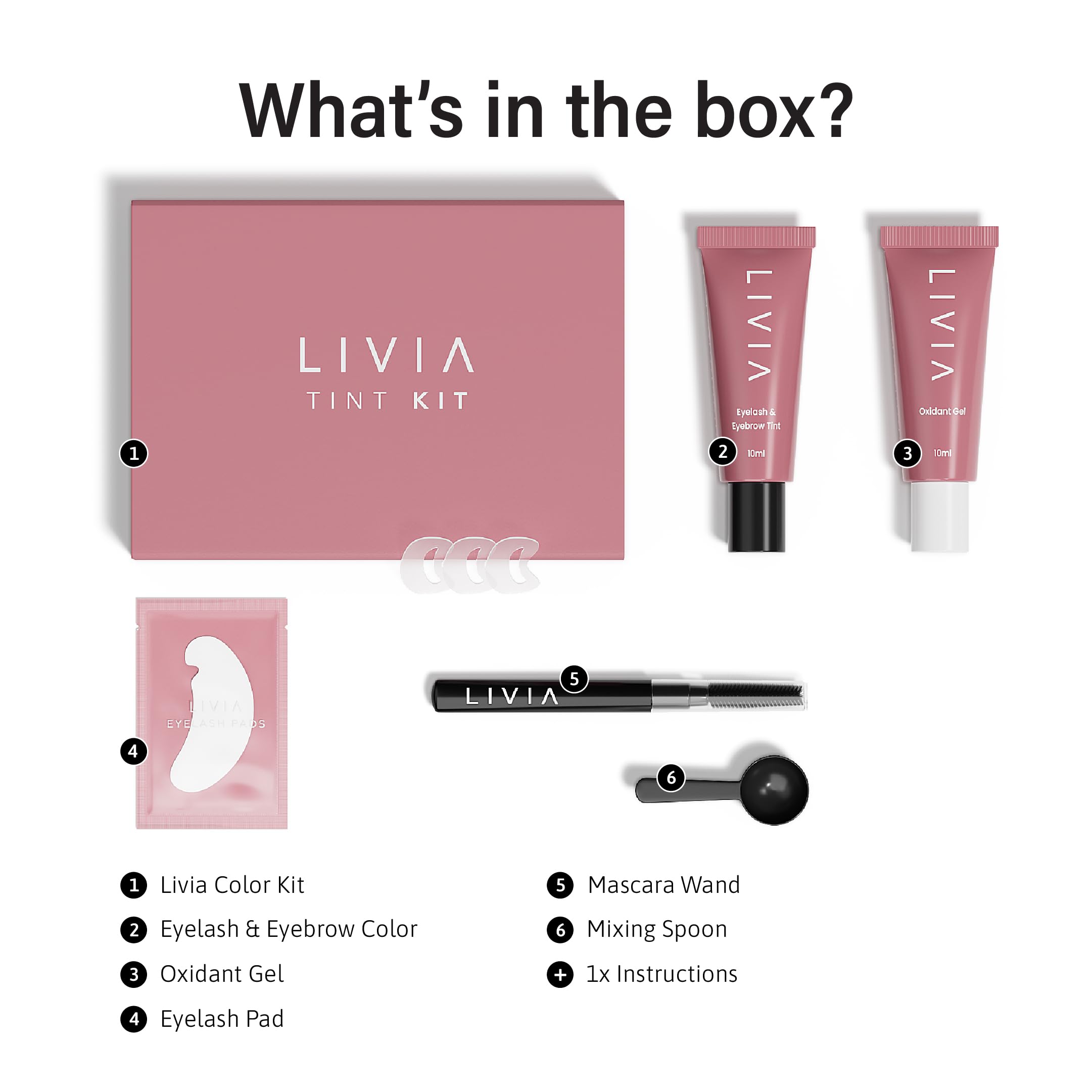LIVIA waterproof color remains through sweat, water, and daily activities.
