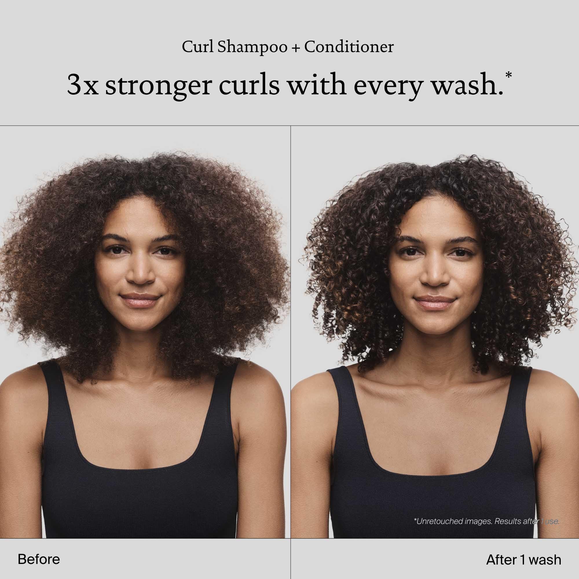 Living Proof Curl Shampoo luxe-lather close-up for gentle cleansing.