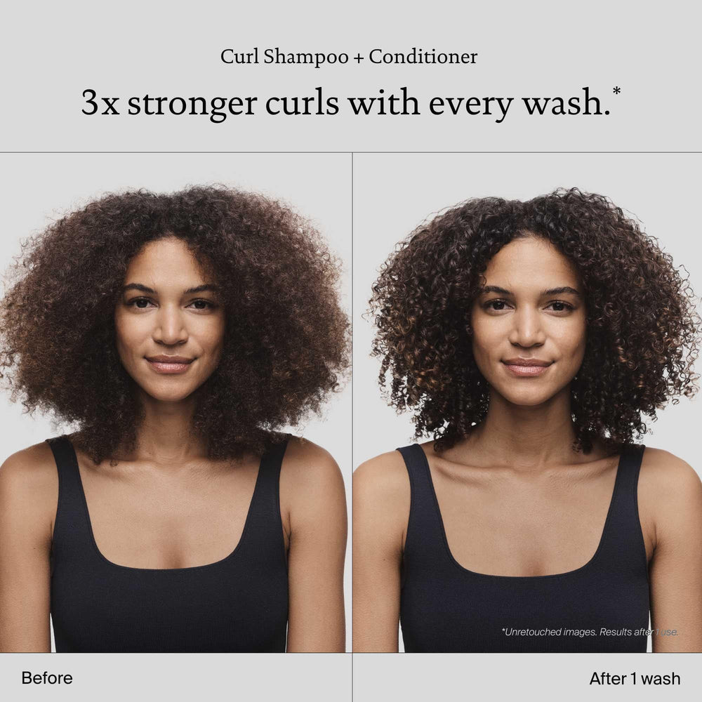 Living Proof Curl Shampoo luxe-lather close-up for gentle cleansing.