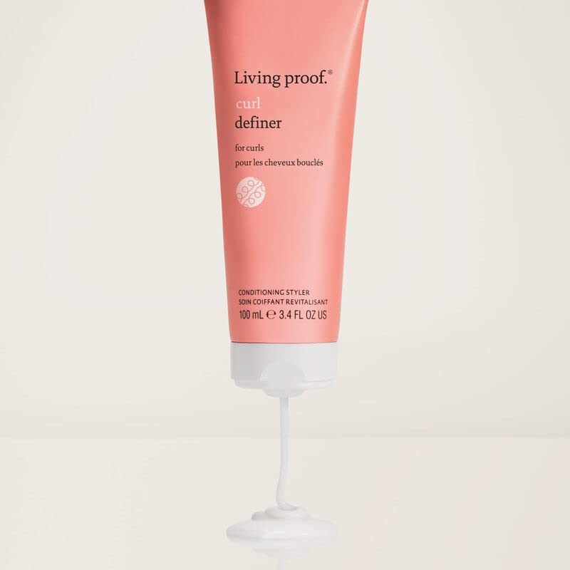 Living Proof Curly Hair Essentials Kit humid-frizz scene showing control.