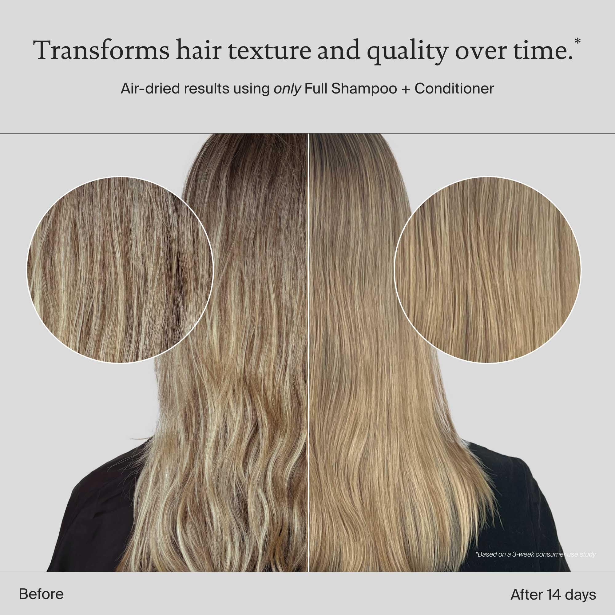 Living Proof Full Shampoo after-use hair volume and bounce