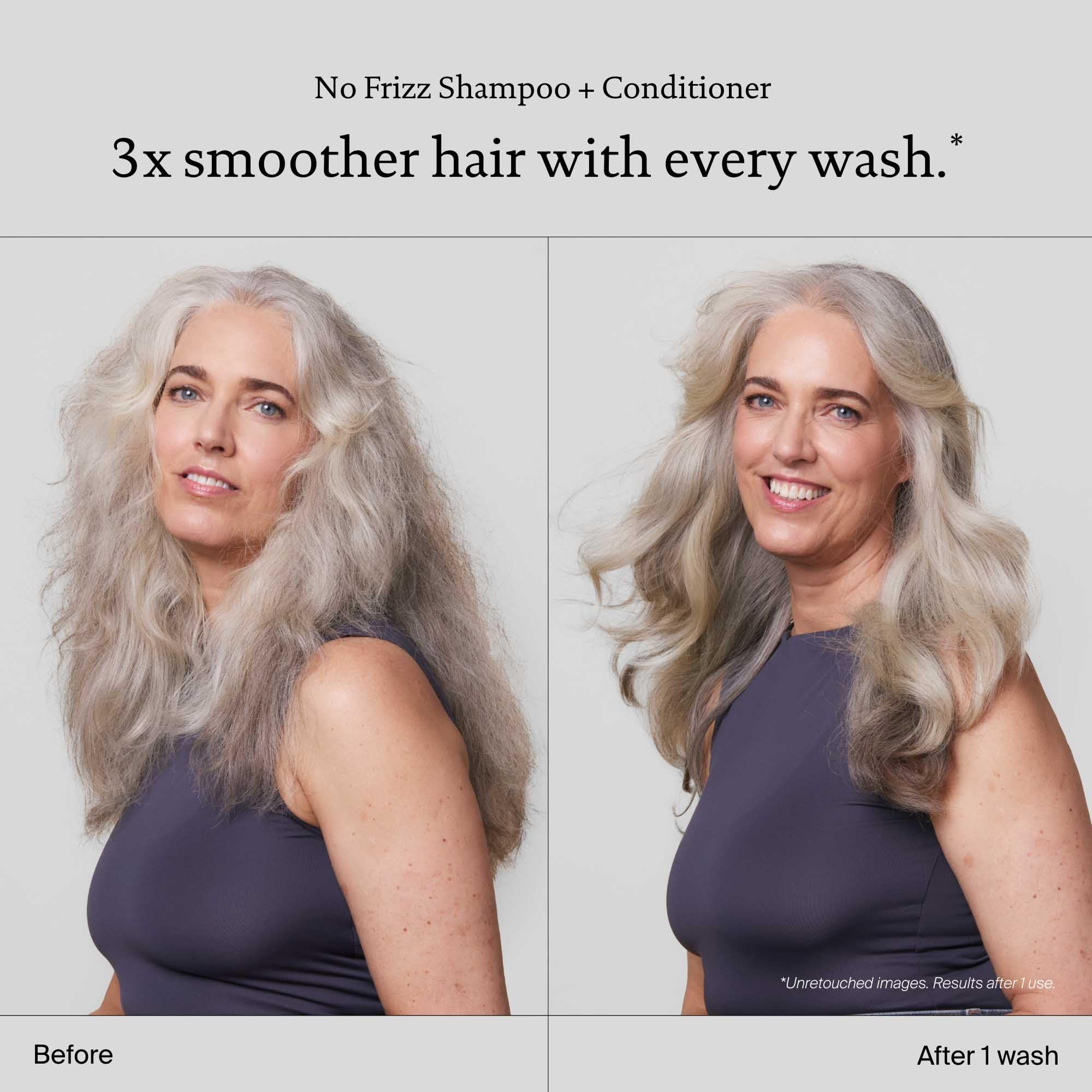 Living Proof No Frizz Conditioner hair shine and softness with weightless detangling
