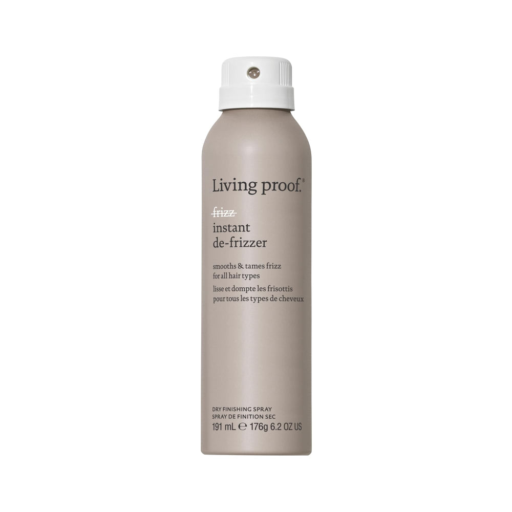 Living Proof No Frizz Instant De-Frizzer bottle pour for quick frizz control