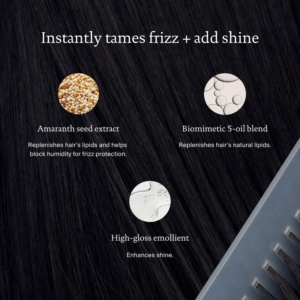 Living Proof No Frizz Instant De-Frizzer dry-hair hero shot taming frizz