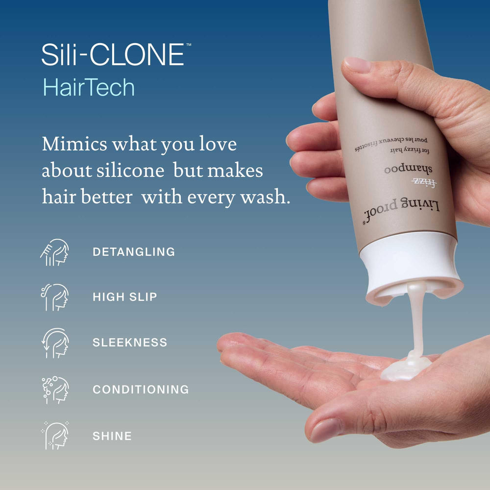 Shampoo protects hair from humidity, helping sleek, frizz-free results.