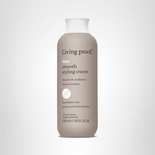 Compact box image featuring Living Proof No Frizz cream for travel-friendly use