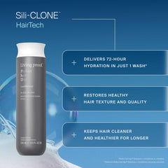 Living Proof Perfect Hair Day Conditioner application steps for easy detangling.