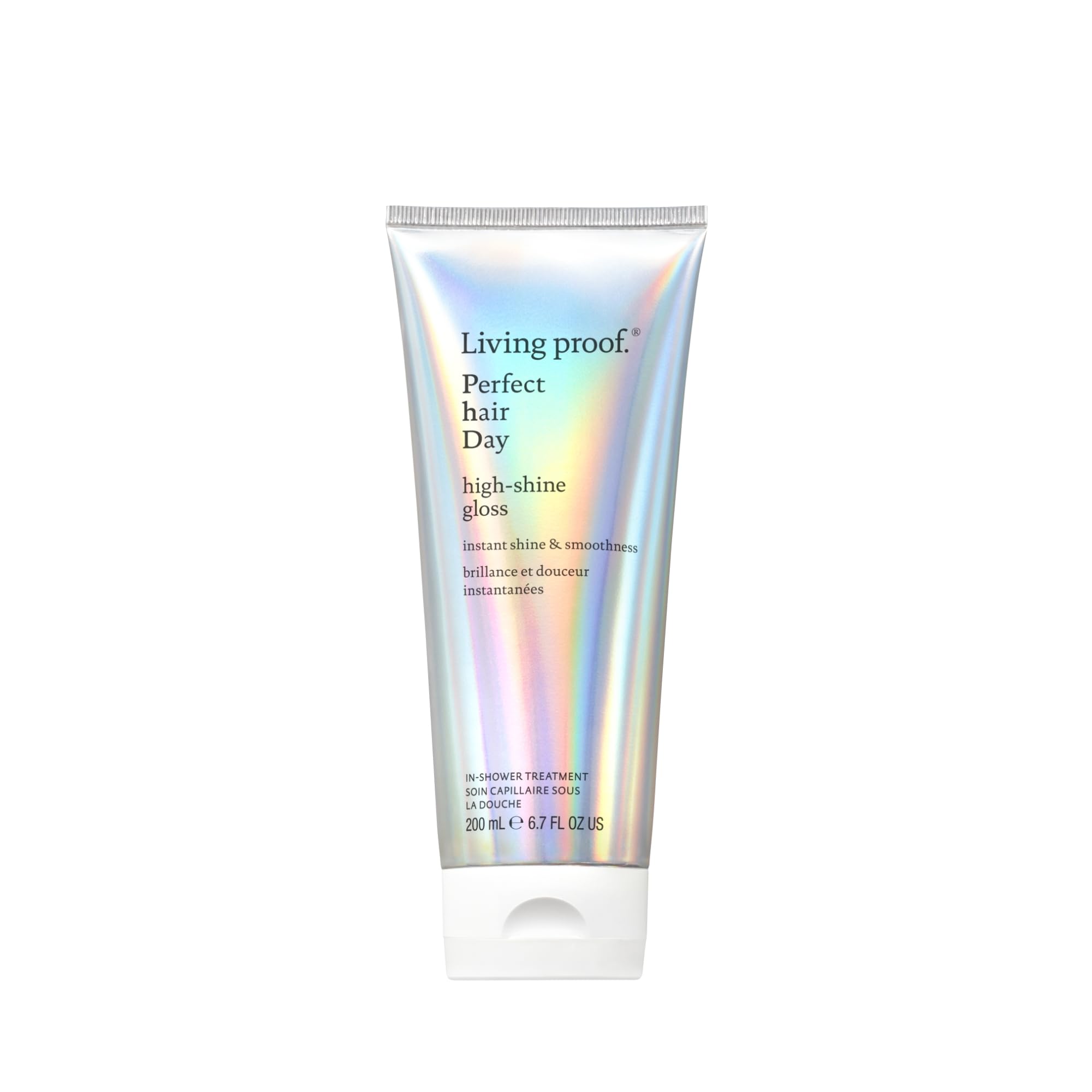 Living Proof Perfect Hair Day High-Shine Gloss ofrece brillo inmediato para todo tipo de cabello.