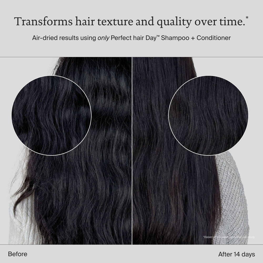 Living Proof Perfect Hair Day Shampoo creates shine on healthy-looking hair