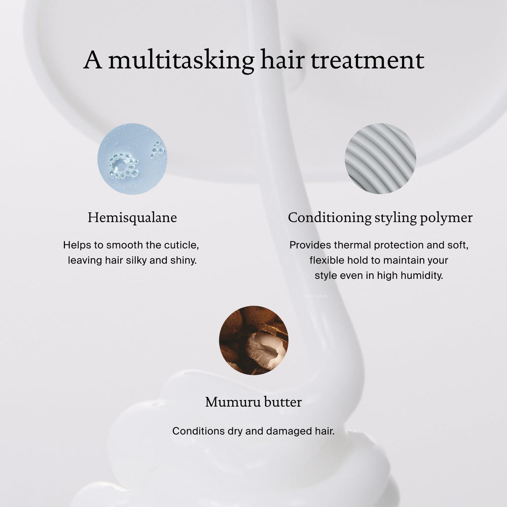 Living Proof PhD 5-in-1 styling treatment finished hair with natural shine