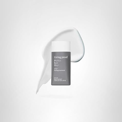 Living Proof PhD 5-in-1 styling treatment bottle delivers conditioning and gloss