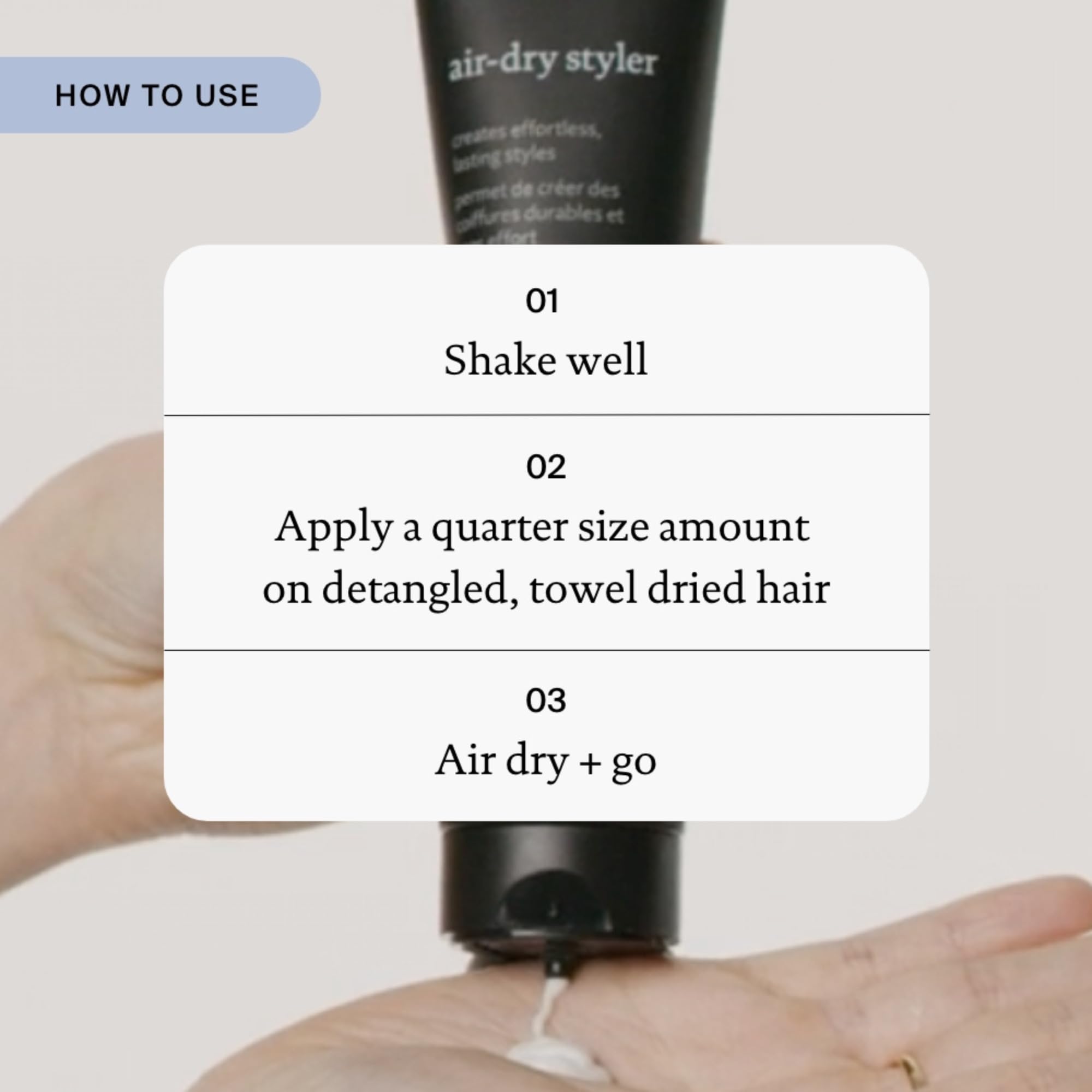 Living Proof Style Lab delivers long-lasting, frizz-free results.