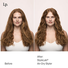 Living Proof Style Lab texture close-up shows soft definition and natural shine.
