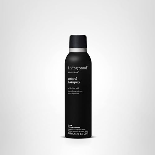 Fine mist from Living Proof Style Lab Control Hairspray sprays evenly across hair.