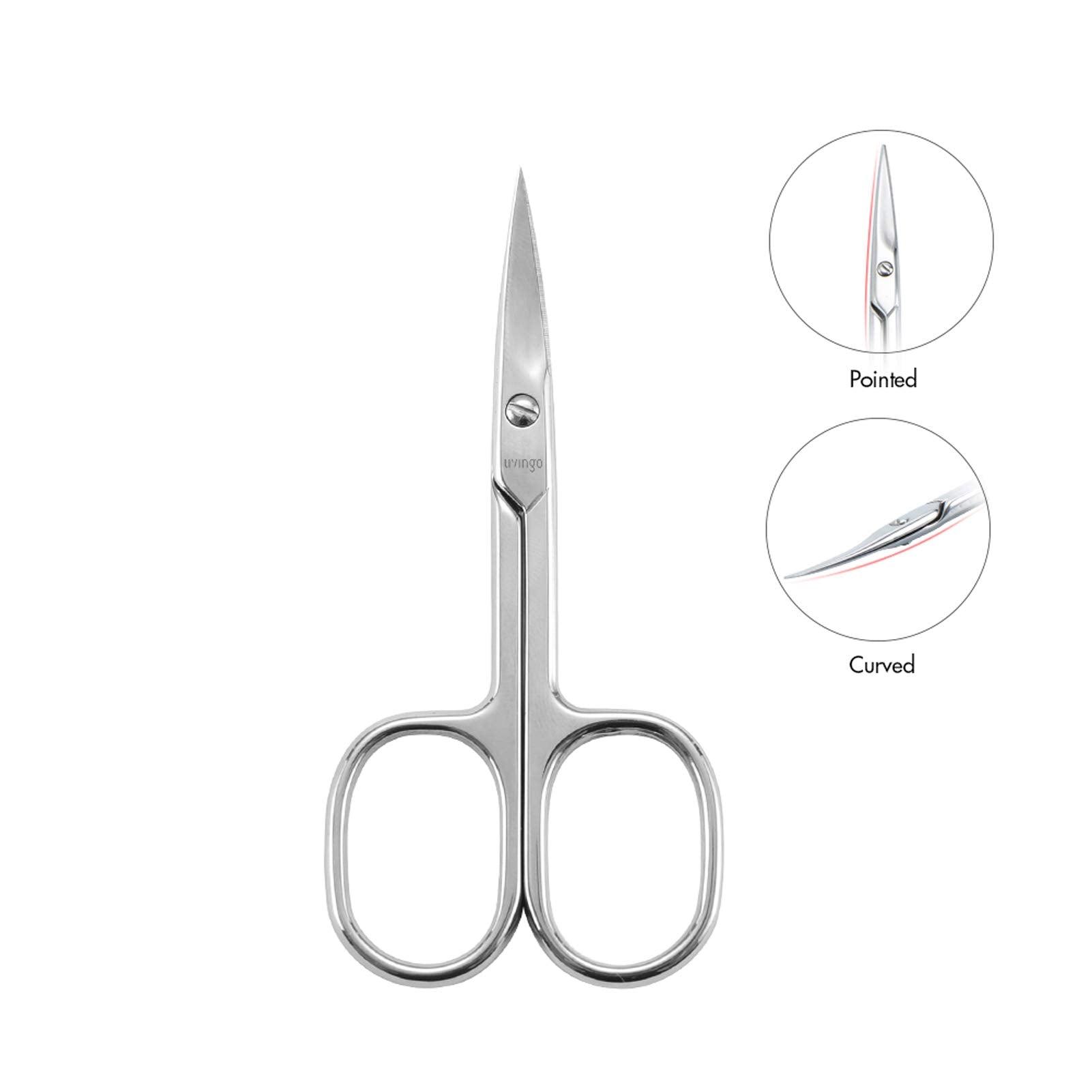 LIVINGO Premium manicure scissors multi purpose cuticle nail for nails and dry skin