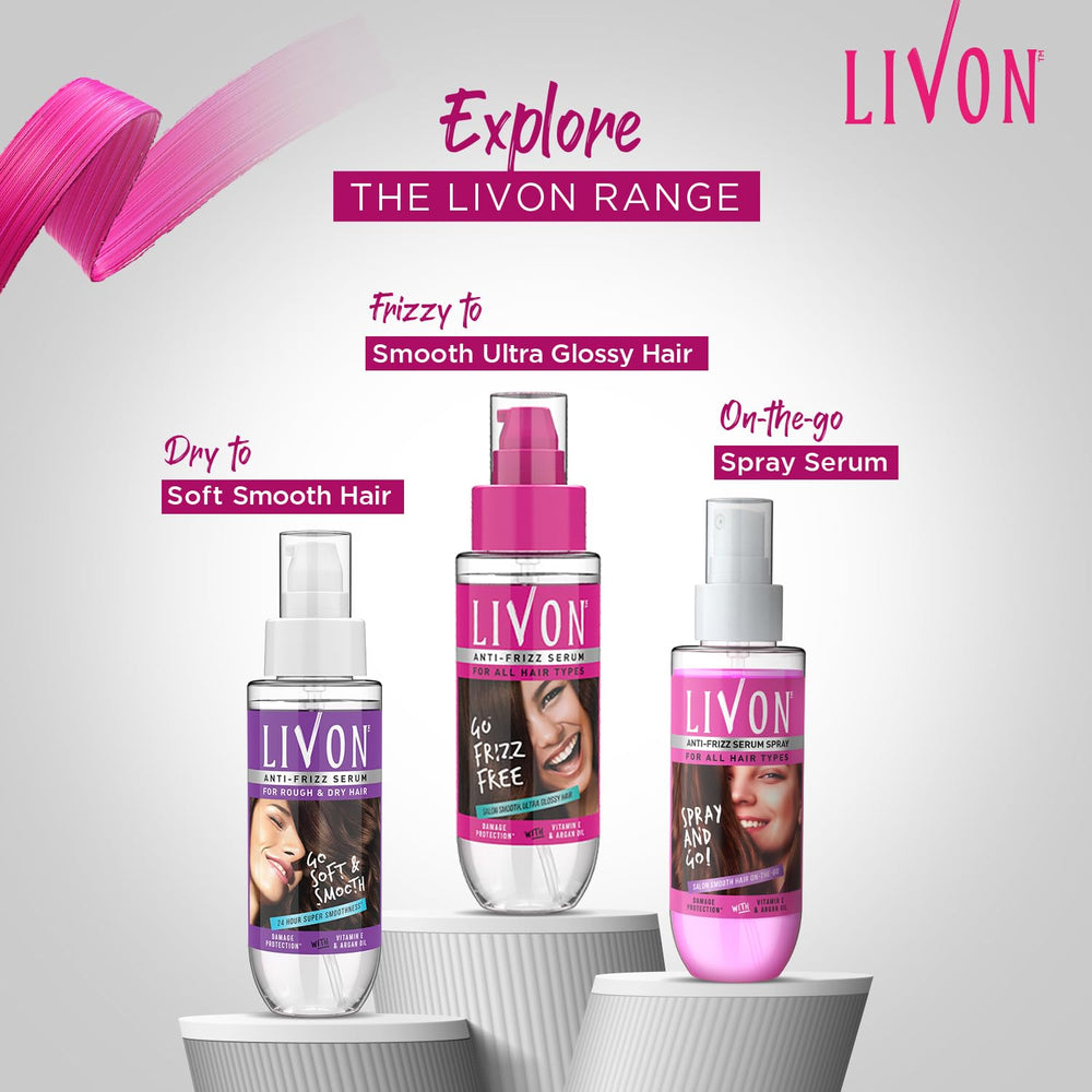 Livon Suero, envase compacto ideal para viaje.