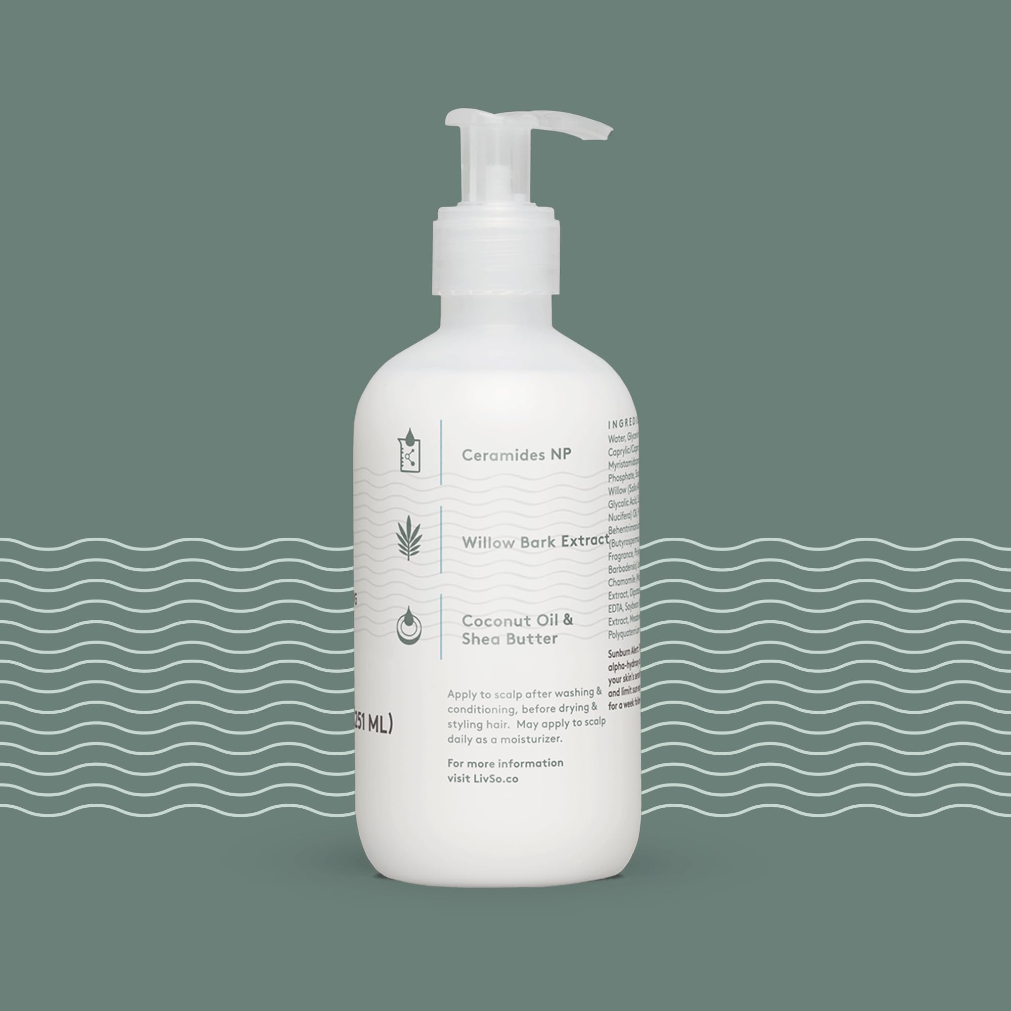 LivSo ingredientes: extracto de corteza de sauce para exfoliar poros y equilibrar grasa.
