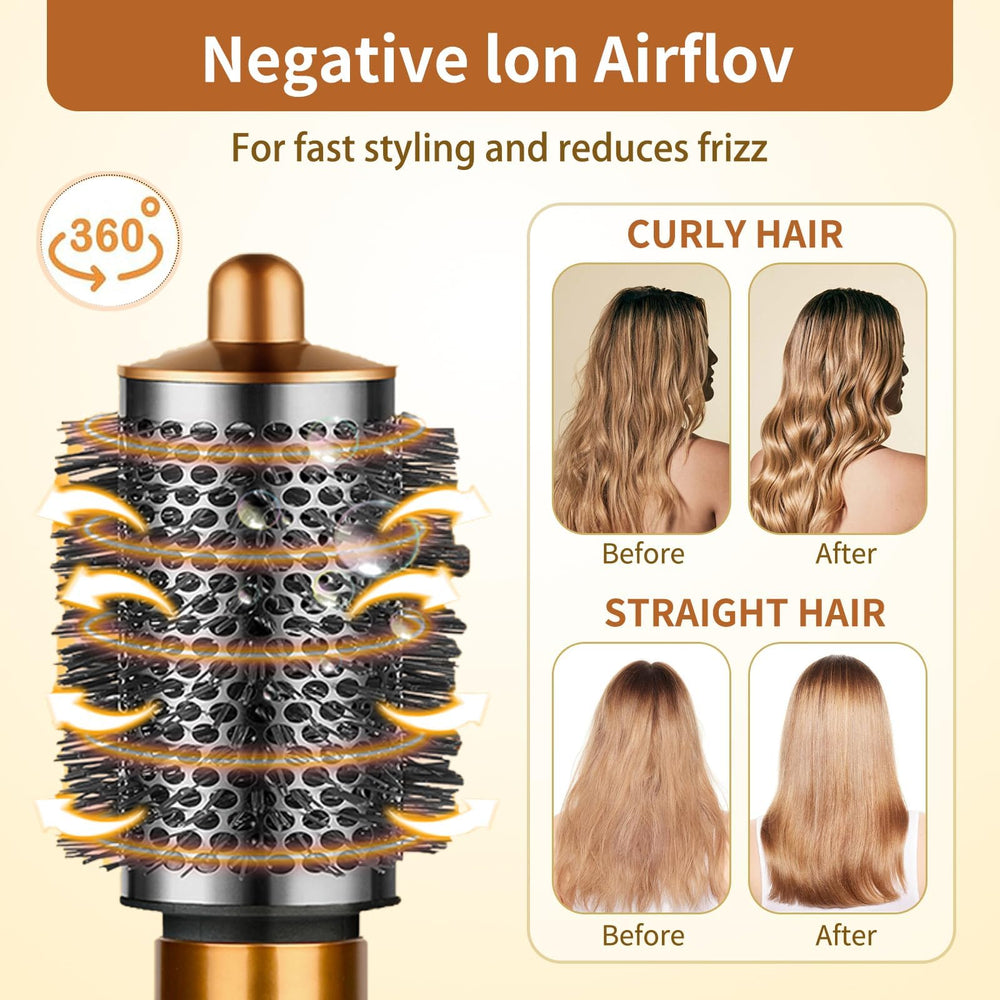 Liwoowe brush helps create curls with voluminous texture