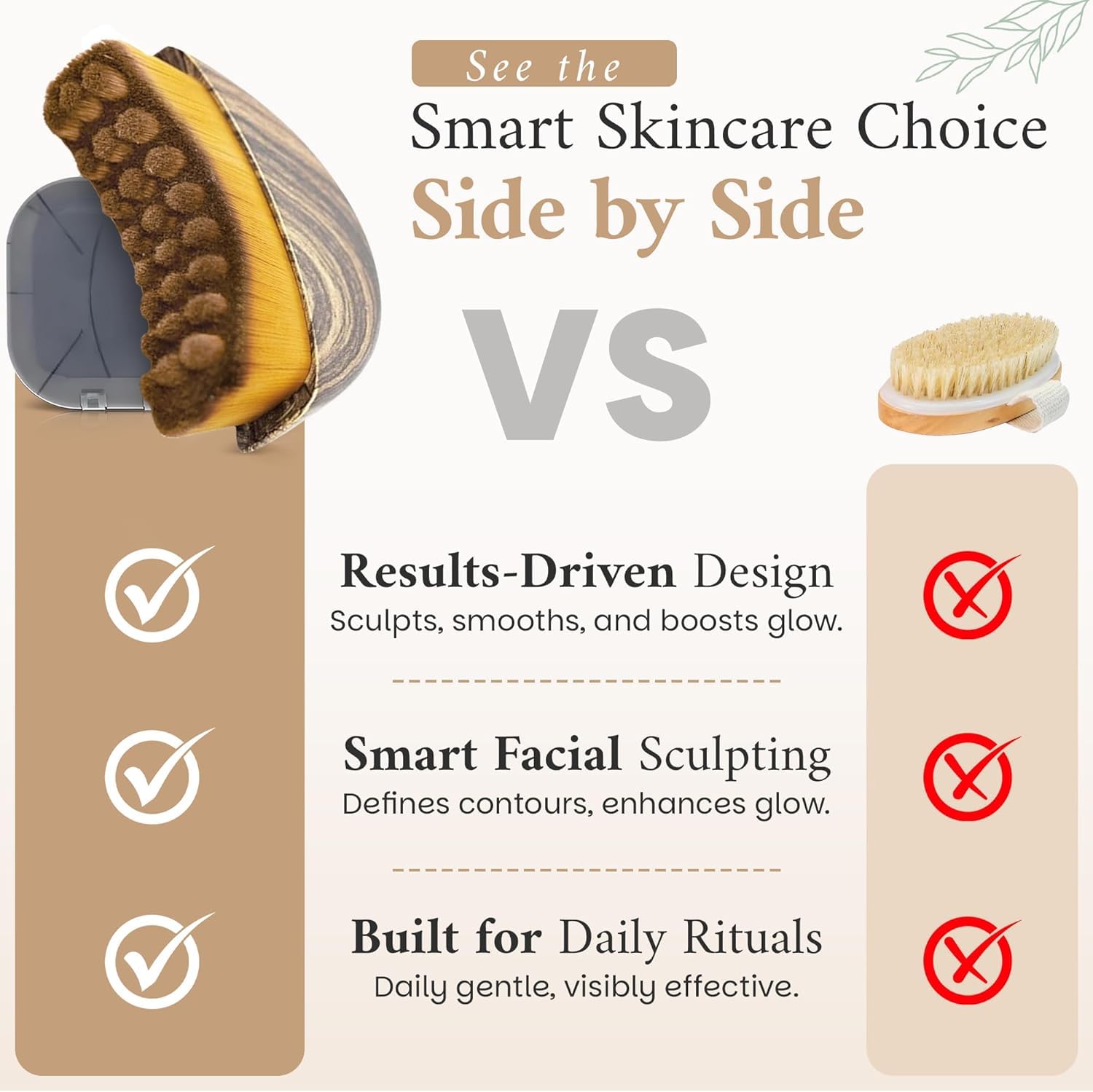 lıwraa face brush soft bristles glide smoothly on sensitive skin.