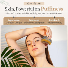 lıwraa lymphatic drainage massager on chin supports jawline sculpting.