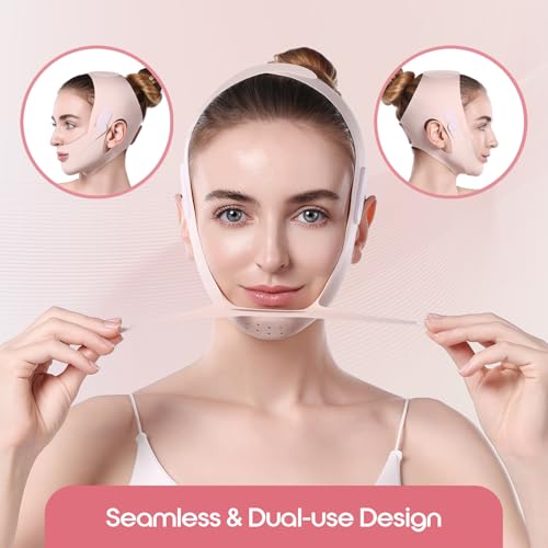 Lixuee vline mask fabric-detail highlights breathable Ice Silk for all-night comfort.