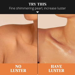 LIYALAN Shimmer Body Oil color-variants display blends with multiple skin tones.