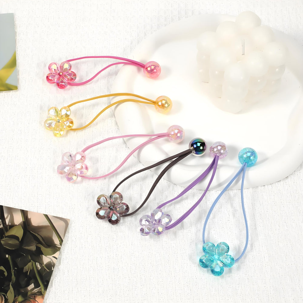 LIYAZHIL easy-wear hair ties glide on without tugging.