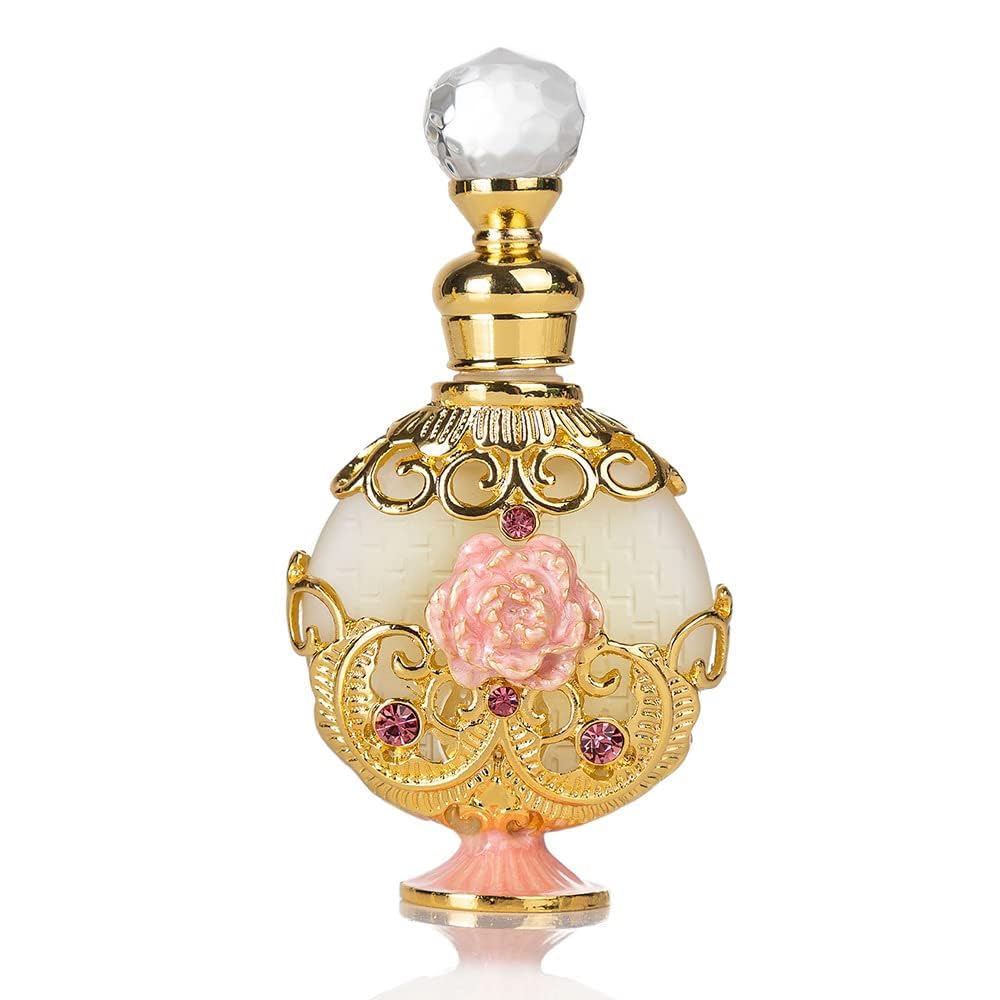 LIYJTK perfume for women retro bottle on display, long-lasting floral fragrance.