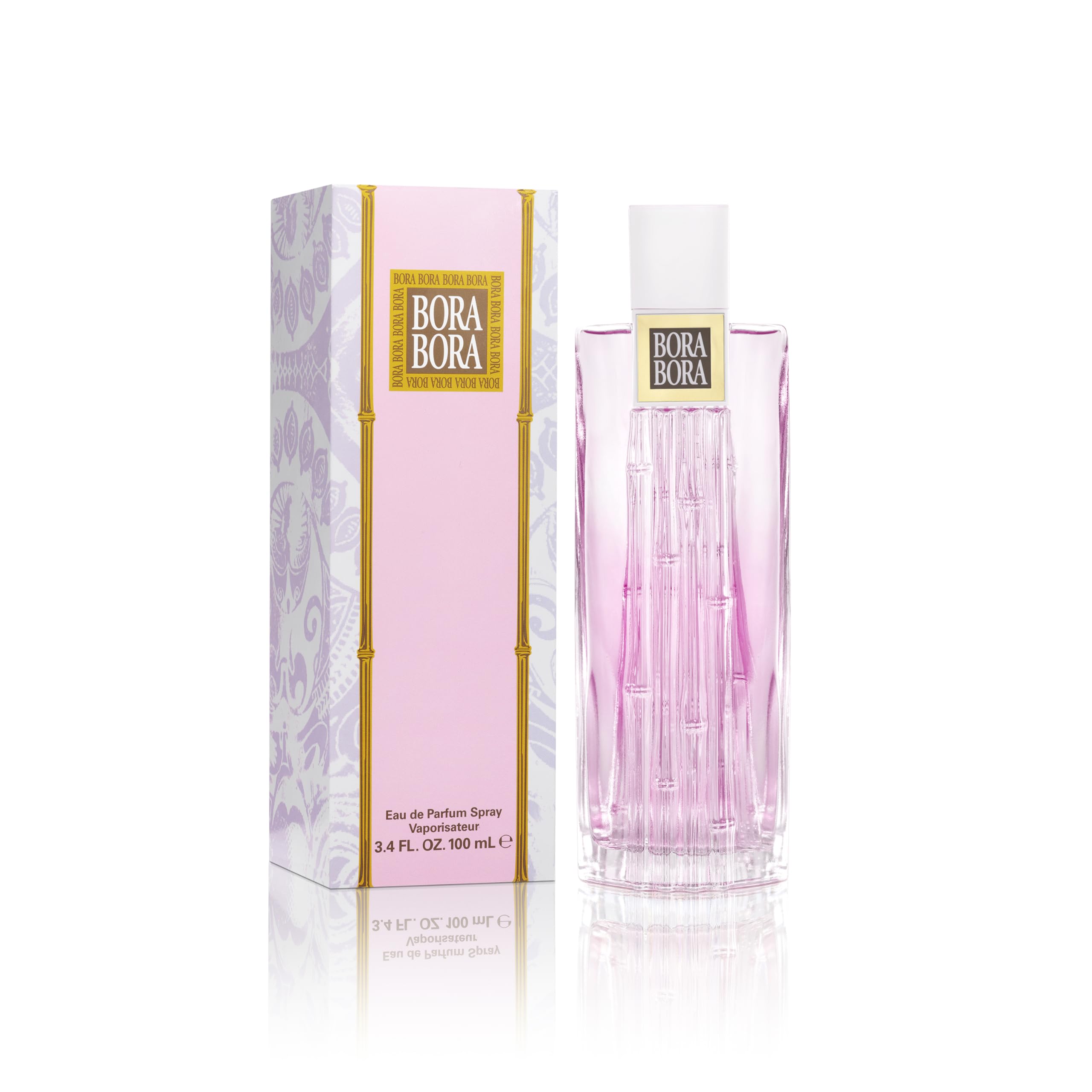 Liz Claiborne Bora Bora bottle front, tropical escape ready for summer wear.