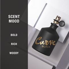 Liz Claiborne Curve Black logo on packaging