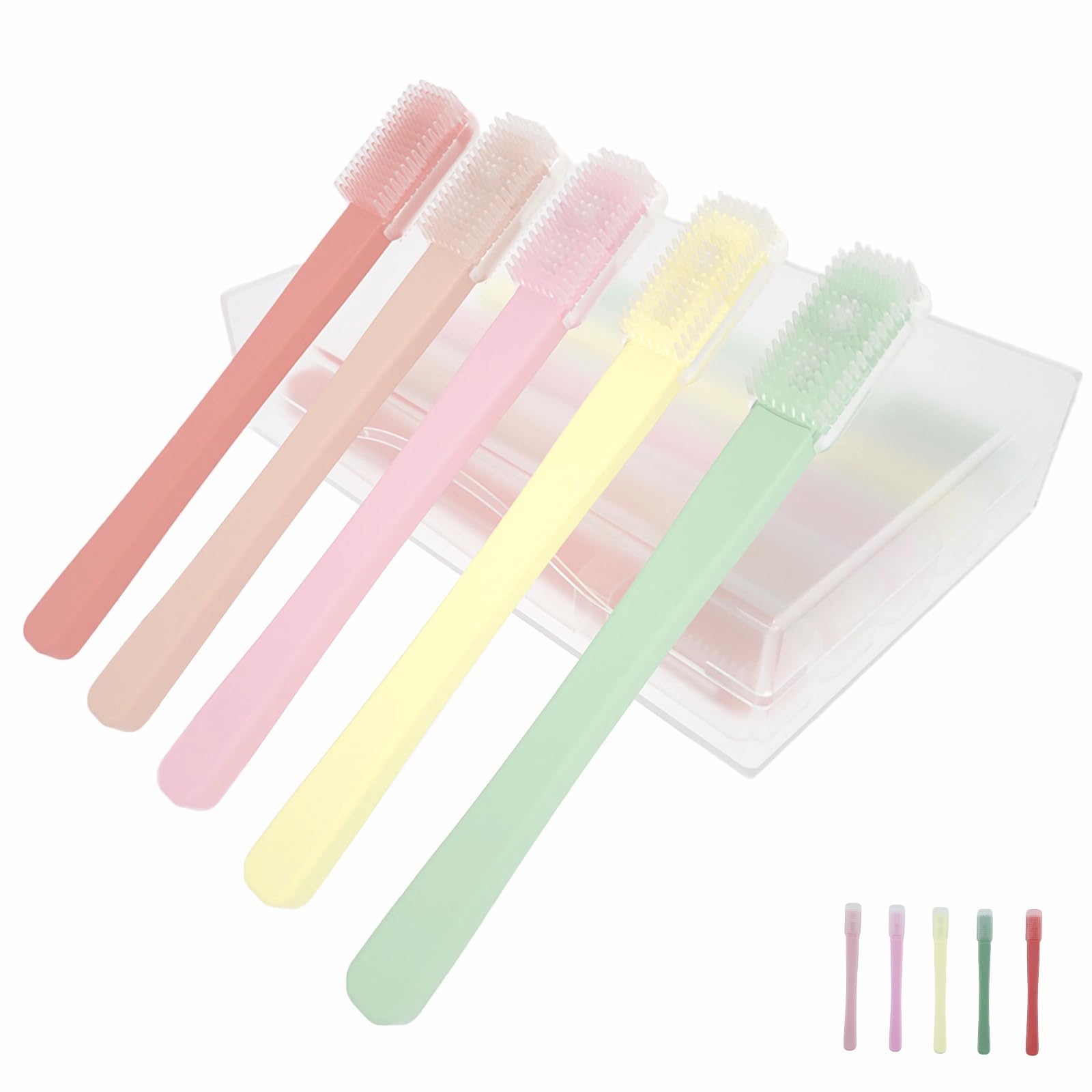 LIZICH eyelid brush with soft silicone for gentle, sensitive eyelid care.