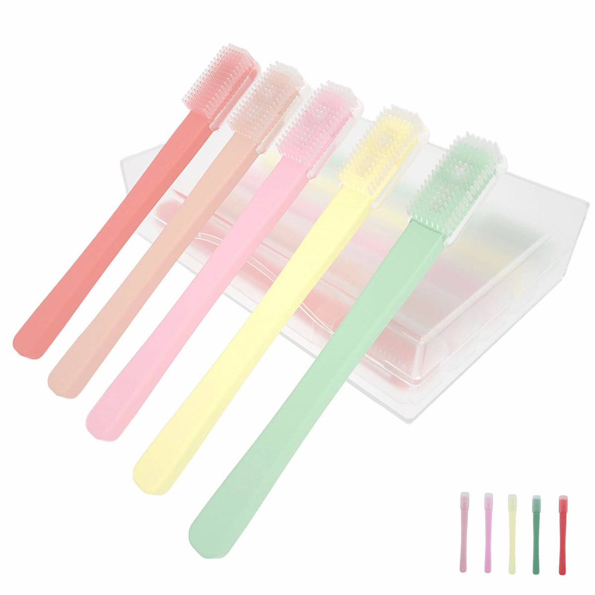 LIZICH eyelid brush with soft silicone for gentle, sensitive eyelid care.