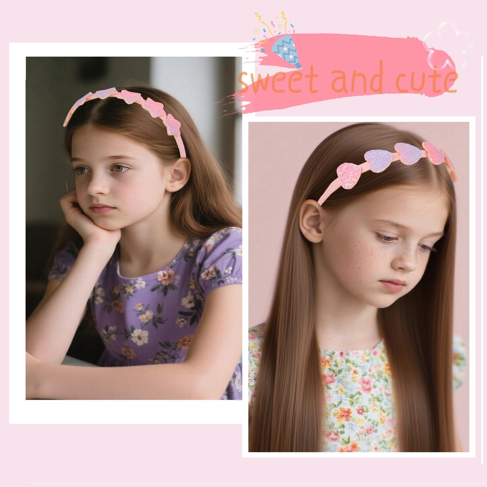Diadema Lizioo para fotos y fiestas, ideal regalo para niñas
